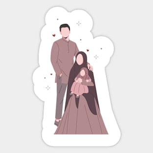 Muslim Family Sticker